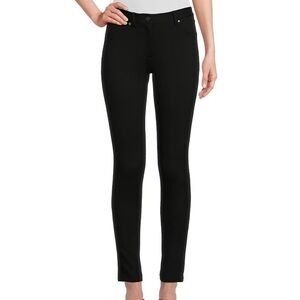 J.McLaughlin Becca Stretch Knit Leggings Black Mid-Rise Ponte Biz Casual 4